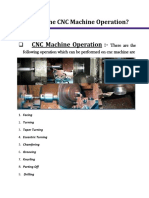 What Is The CNC Machine Operation? CNC Machine Operation