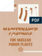 (Astm Manual Series - MNL 8) Astm Subcommittee D3310 On Protective Co - Manual On Maintenance Coatings For Nuclear Power Plants-Astm Intl (1991)