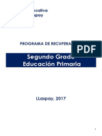 Segundo Grado Educación Primaria: Institución Educativa #50390 Llaspay
