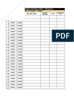 Machine Ticket Control Sheet - Technical: Appendix (C Box No.C13 SERIAL NO 1200001 - 1300000