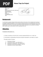 Mousetrap Car Physics Project Guide | PDF | Force | Newton's Laws Of Motion