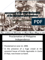 Documents of The 1898 Declaration of The Philippine Independence