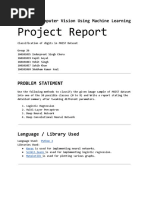 Project Report: CS 574 - Computer Vision Using Machine Learning