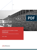 MbaMission INSEAD Insider's Guide 2017-2018