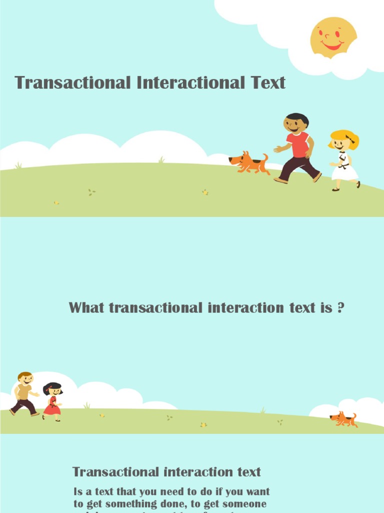 Transactional and Interpersonal Conversation | PDF | Punctuation ...