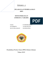 RPP Sistem Persamaan Linier