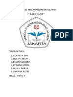 Proposal Makanan Daerah Betawi