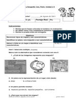 Prueba Unida 4 Historia 1º