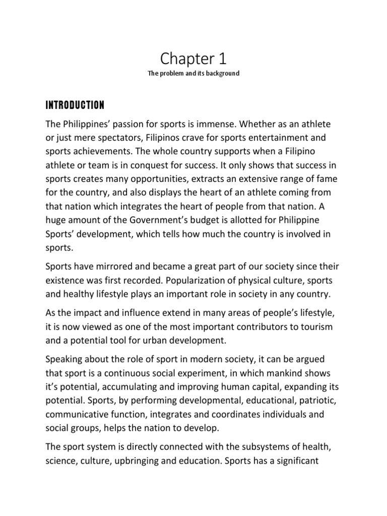 Chapter 1 Thesis | PDF