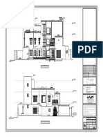 East and South Elevations of Multi-Level Structure