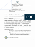 Dengue Alert Response in School in Sabayang 4 O'Clock Habit para Sa Deng-Get Out in Schools