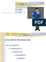 ACI 211 CONCRETE MIX DESIGN GUIDE