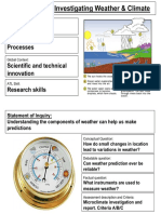 Year 7 - Unit 1 - Investigating Weather Poster