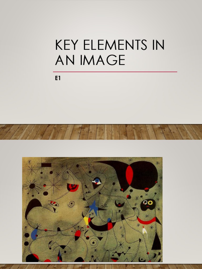 Key Elements in An Image | PDF | Art