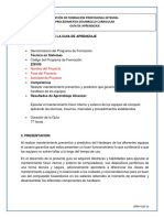 Guía de Aprendizaje Ejecutar Mantenimiento Físico SENA