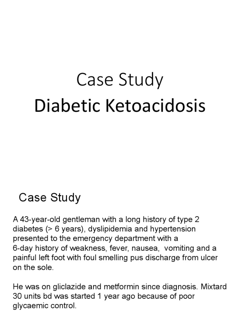 12a Diabetic Emergencies DKA Case Studies PDF Intravenous Therapy