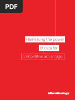 MicroStrategy Analytics Product Harnessing