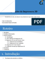 Aplicações da Impressora 3D