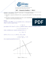 AP1 - GA - 2014.2-Gabarito