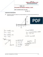 Simplificación Sistema de Fuerzas