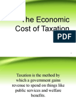 The Economic Cost of Taxation