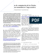 Características de Conmutación de Los Diodos, y Rectificadores Monofásicos Carga Resistiva