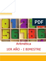 ARITMÉTICA. 1sec PDF