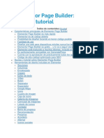 Tutorial Elementor