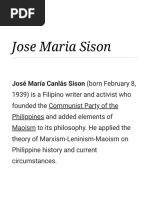 Jose Maria Sison - Wikipedia