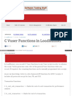 C Vuser Functions in Loadrunner: Home Project Management Certification Papers Join Us