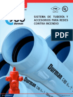 Tubería PVC C900 sistema contra incendios