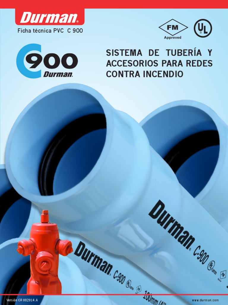 Ficha Técnica Tubería PVC C900 | PDF | Cantidades fisicas | Naturaleza