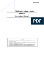 VF-S11 RS485 Built-In Board Option RS4003Z Instruction Manual