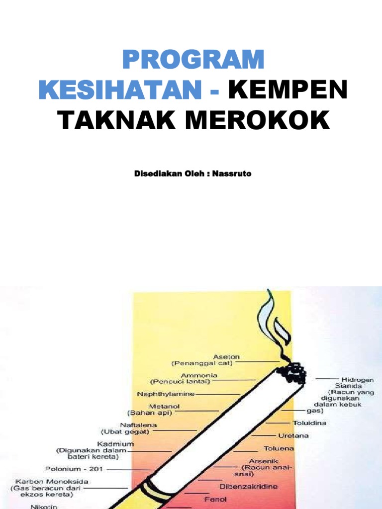 Program Kesihatan - : Kempen Taknak Merokok  PDF