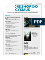Flyer Programa - II Workshop Do CysMus
