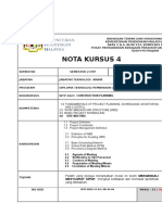 Nota Kursus 4: - Pelatih Yang Berjaya Menamatkan Modul Ini Boleh MENGENDALI Yang Ditetapkan