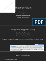 Anggaran Utang Dan Modal