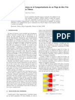 Comportamiento Númerico de Una Tobera Convergente Divergente