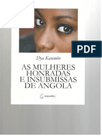 KASEMBE, Dya. As Mulheres Honradas e Insubmissas de Angola PDF