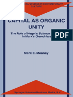 Capital As Organic Unity.