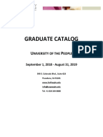 UoPeople Graduate Catalog AY2020 5.16