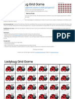 Ladybug Grid Game: Get Game Instructions, Suggested Supplies & MORE Grid Games