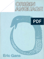 1981 The Origin of Language. A Formal Theory of Representation (Eric Lawrence Gans) PDF