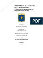 Universidad Nacional de Cajamarca: Facultad de Ingeniería Escuela Académico Profesional de Ingeniería Hidráulica