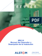 EPIC III - Manual Del Operador y Descripción de La Instalación