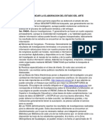 Pasos para Iniciar La Elaboracion Del Estado Del Arte PDF
