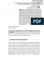 CASACIÓN 4863-2015 Fallo de Fecha 14 de Noviembre de 2016 Por La Sala Civil Transitoria, Demanda de Nulidad de Acto Jurídico - Aeródromo de Collique - Graña y Montero