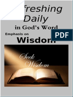 Emphasis on Wisdom September 2019