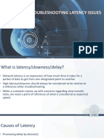 Troubleshooting Latency Issues
