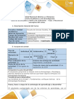 Guía de Actividades y Rúbrica de Evaluación - Fase 1 - Reconocer Los Conceptos Del Curso